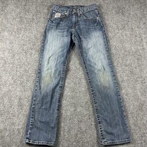 Cinch Jeans Mens 27x30 Blue Medium Wash Straight Leg Stretch Denim Pants Casual